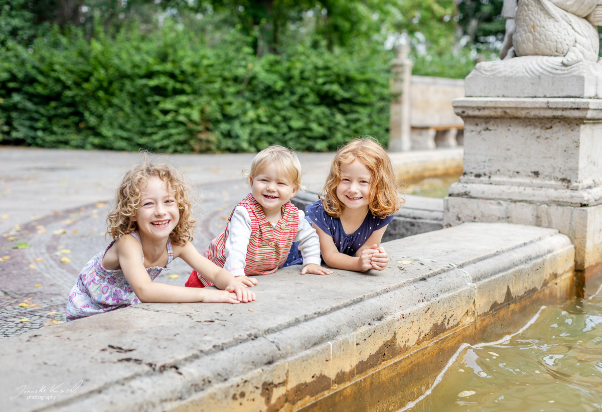 Familienshooting mit drei Mädchen