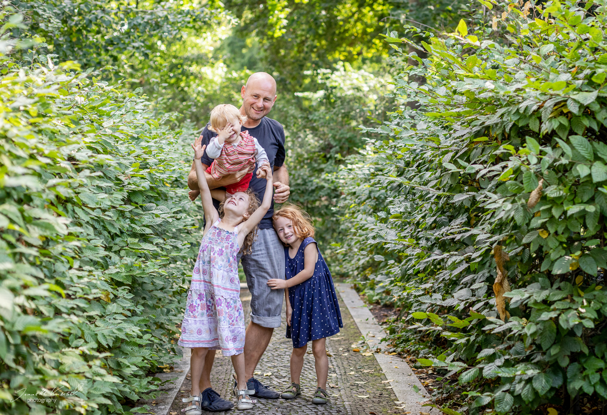 Familienshooting mit drei Mädchen