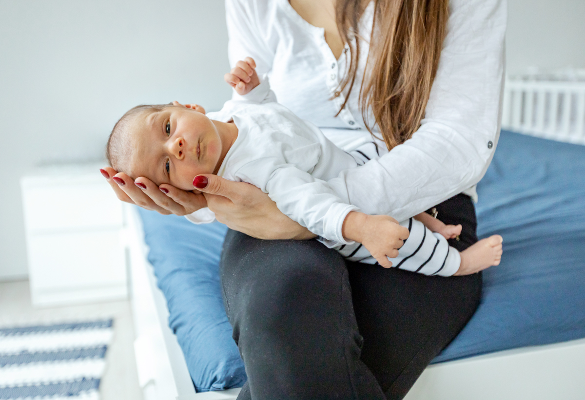 Babyfotos vom Babyglück