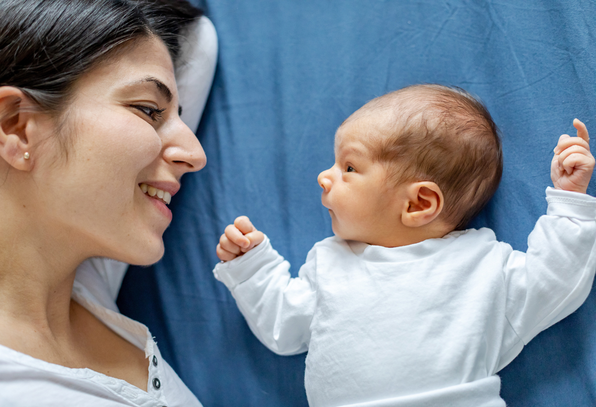 Babyfotos vom Babyglück