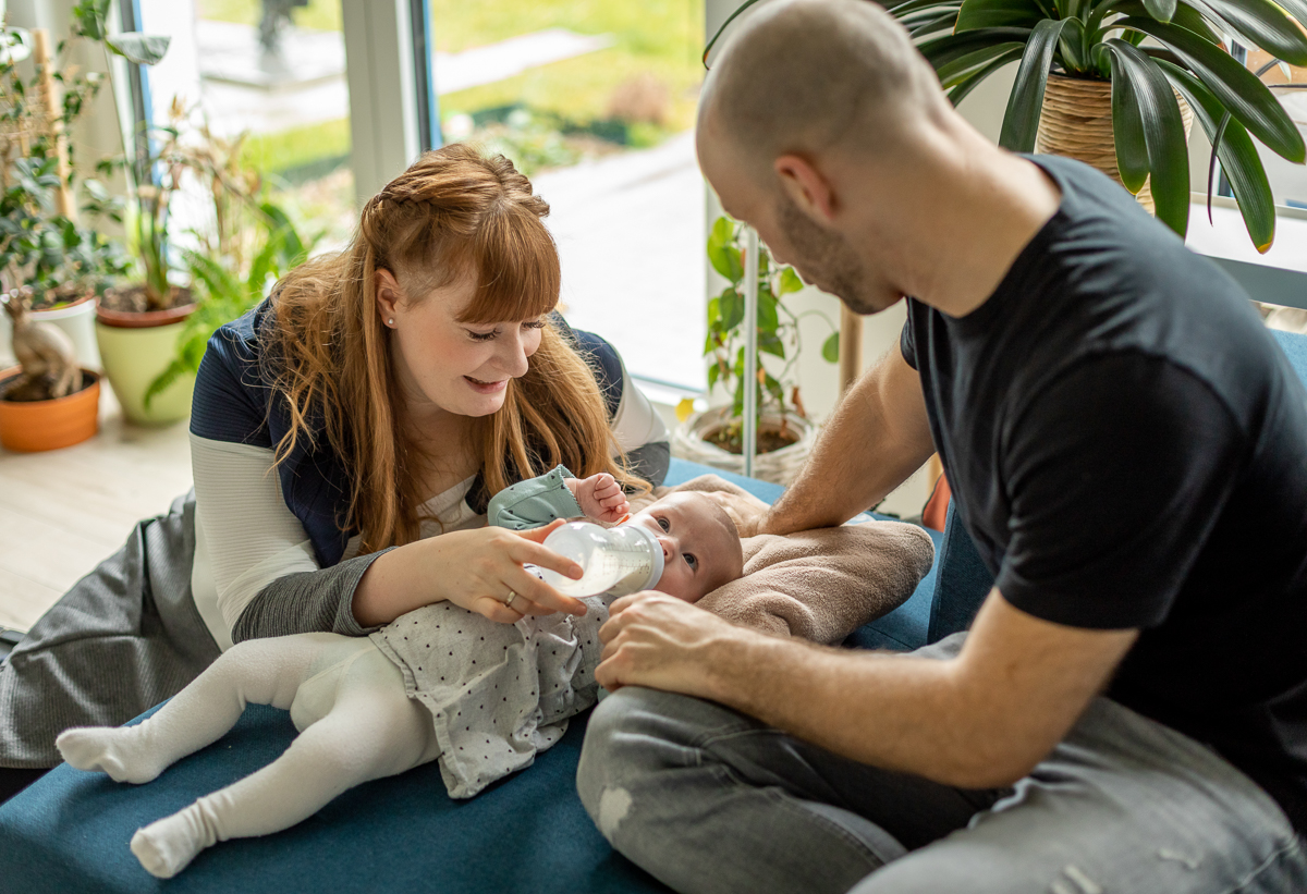 Familienfotos mit Baby