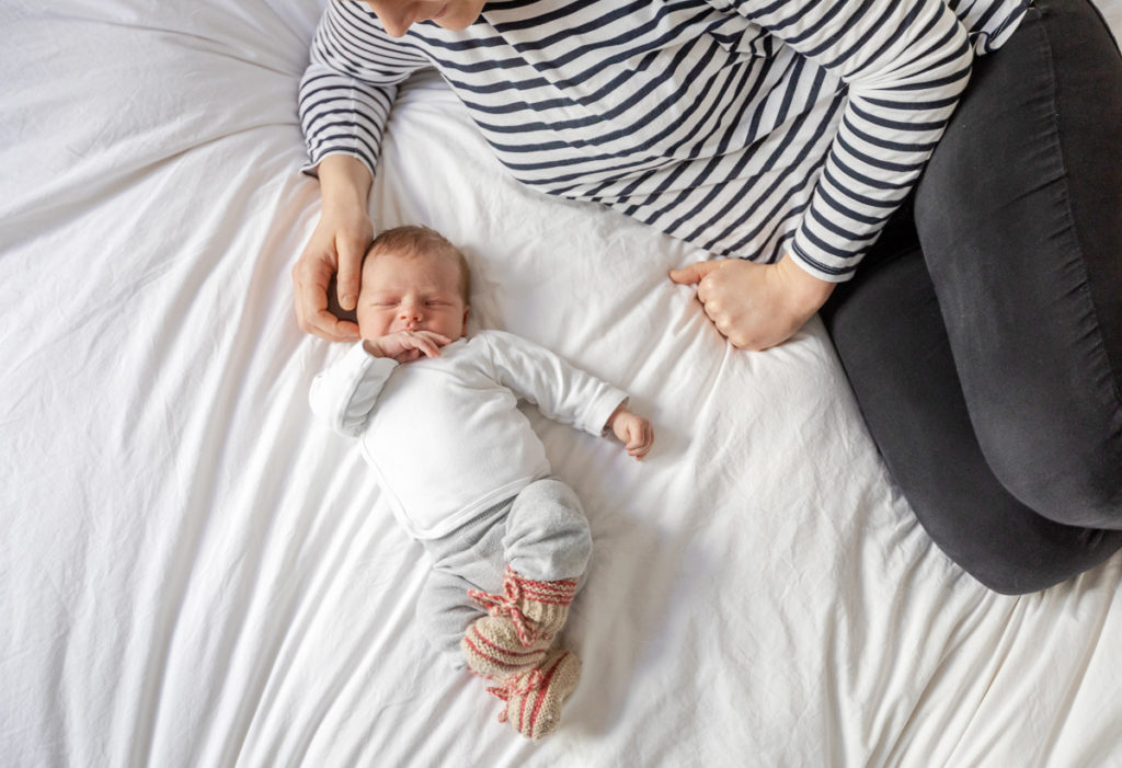 Zeitpunkt für Babyfotos