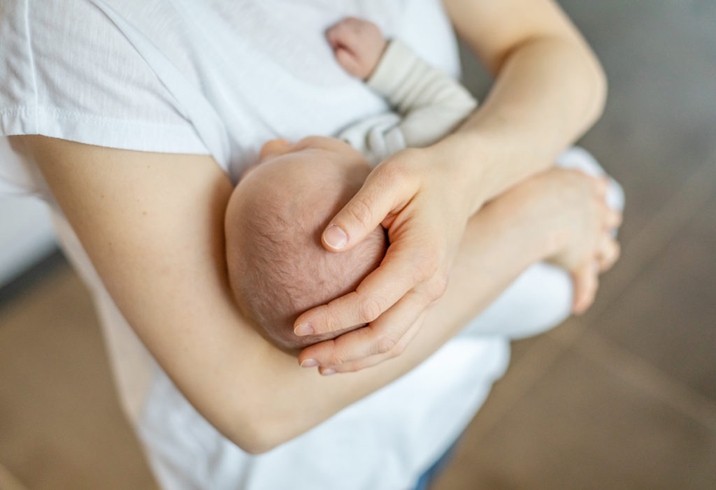 Babyfotos zu Hause