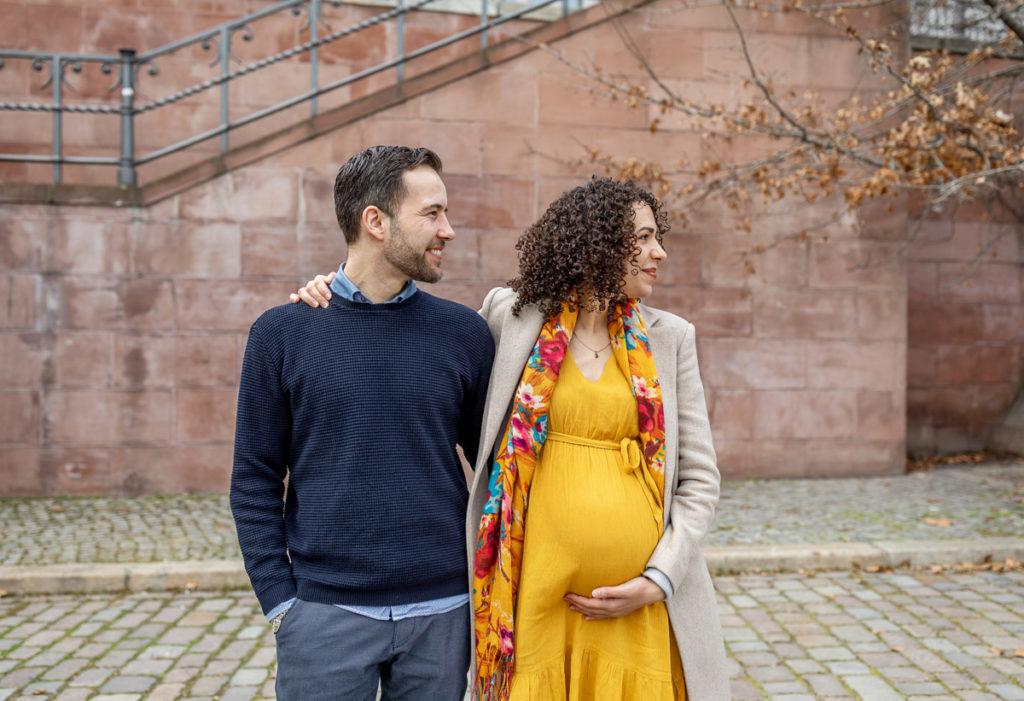packende Babybauch Fotografie