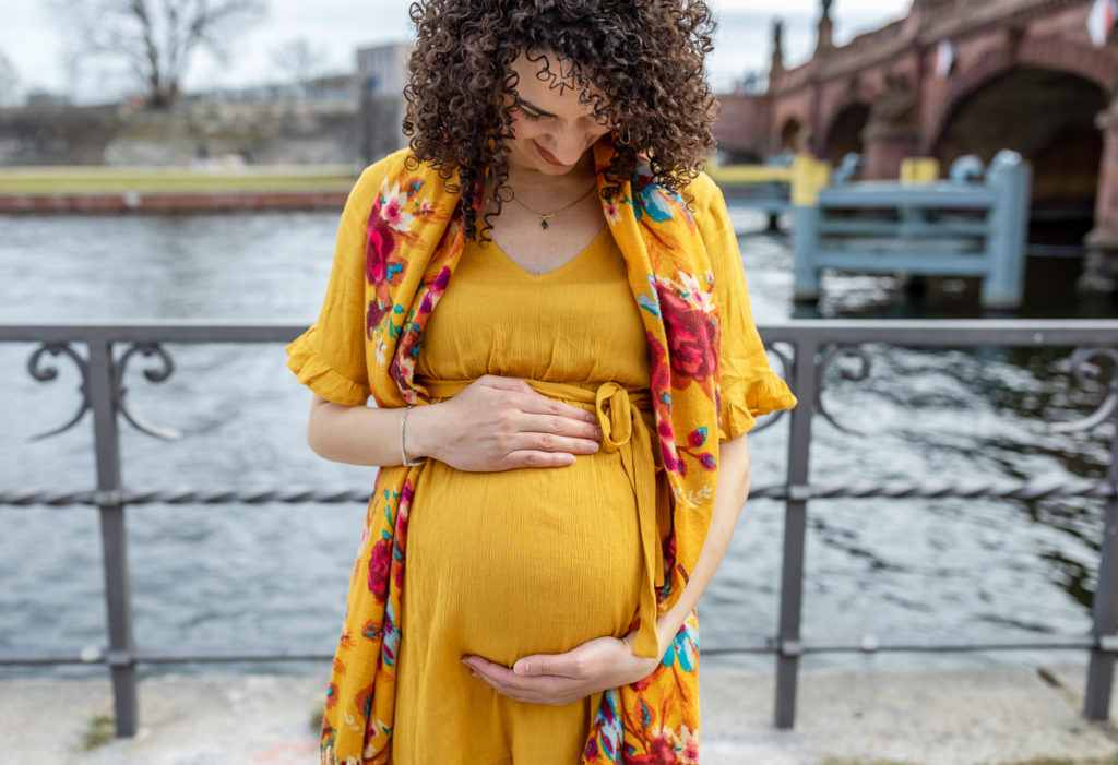 packende Babybauch Fotografie