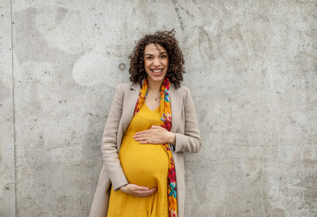packende Babybauch Fotografie