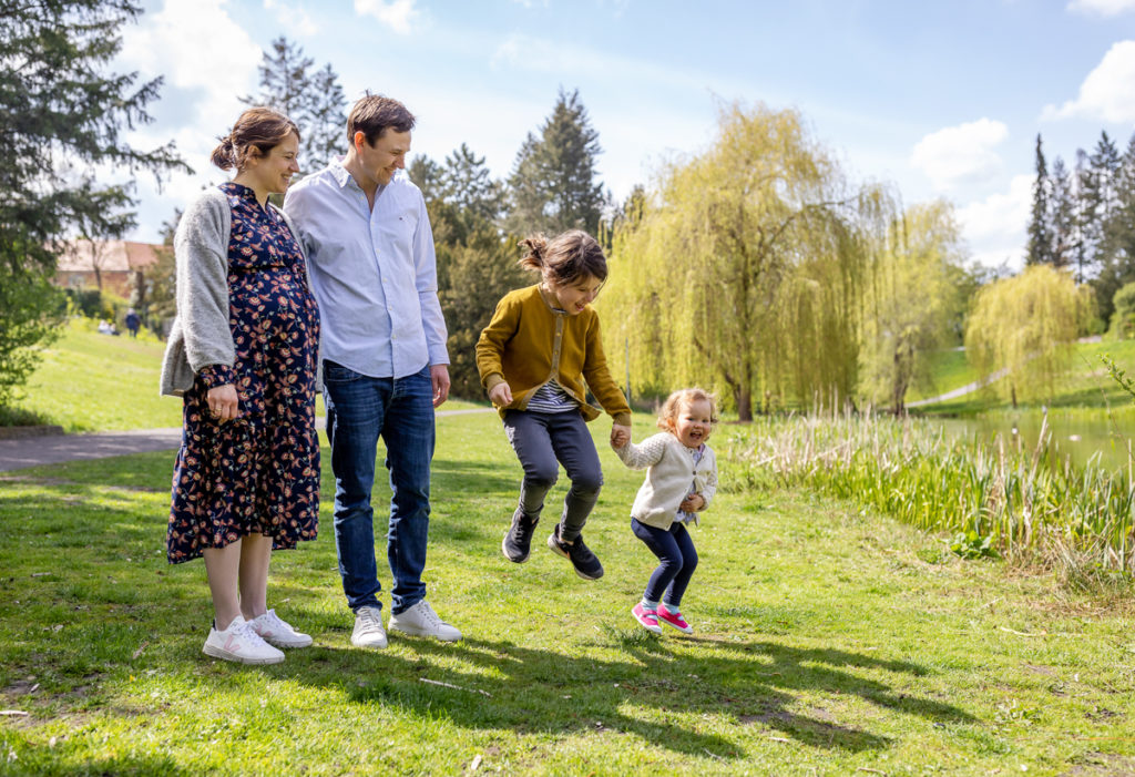 Familienfotos und Babybauch Shooting
