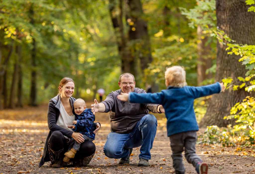 Fotoshooting Herbst Familie