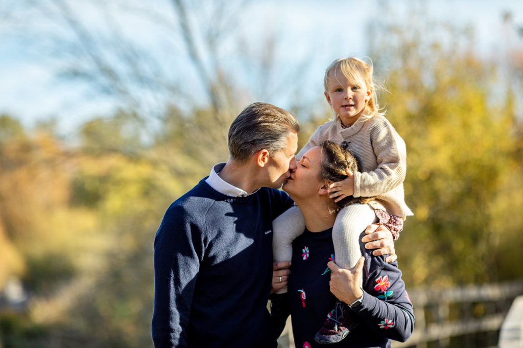 Familienfoto im Freien