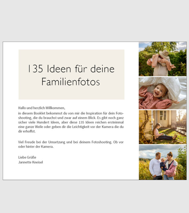 135 Tipps für deine Familienfotos von Jannette Kneisel eBook