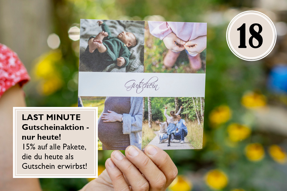 Adventskalender 2025, Jannette Kneisel, Weihnachten Aktion, Gutschein Fotoshooting